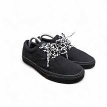 Vans Off The Wall Black Canvas Skateboard Sneakers - Women&#39;s Size 9 - £30.48 GBP