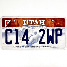  United States Utah Greatest Snow On Earth Passenger License Plate C14 2WP - £14.51 GBP