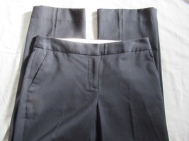 Talbots Signature pants wool blend Size 2 black pin stripe straight inse... - $16.61