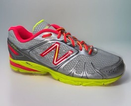 New Balance 770v4 Womens Size 7.5 Running Shoes Gray Yellow Pink Fantom Fit - £27.37 GBP