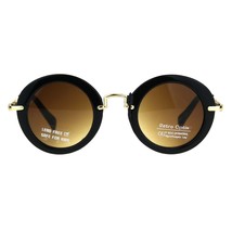 Mädchen Runde Sonnenbrille Designer Rahmen Trendy Kinder Mode UV 400 - $10.91