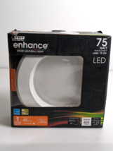 Feit Electric 5/6 in. Integrated LED White Retrofit Recessed Light Trim ... - $11.78