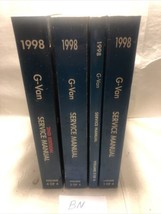 1998 G-Van Chevy GMC Factory Service Manual Repair Shop Catalog Book Set - $29.70