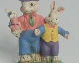 COTTONTAIL LANE Bunny Rabbit Family Sunday EASTER Collectable Figure Mid... - $22.99