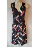 White House Black Market Dress – Size 2 – Black, White &amp; Pink - $39.99