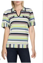 Belldini Plus Size 1X Tops Women Striped T-Shirts - £10.65 GBP