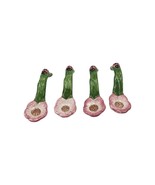 1990’s Spring Easter Flower Spoons w Lady Bug Set of 4 Mecuries Vintage - $277.64 MXN