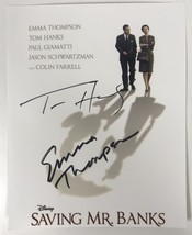 Tom Hanks &amp; Emma Thompson Signed Autographed &quot;Saving Mr. Banks&quot; Glossy 8... - £103.90 GBP