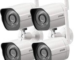 Zmodo 1080P Full Hd Wireless Security Camera System, 4 Pack Smart Home I... - £91.67 GBP
