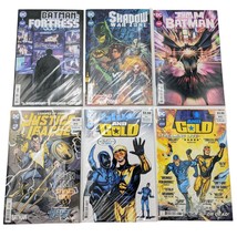 DC Comic Book Lot Batman Justice League Blue Beetle Shadow Zone Booster Gold New - $17.08