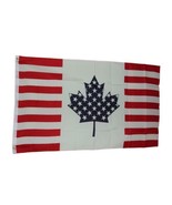 3&#39;x5&#39; Canada Flag With USA America Stars and Stripes - £3.55 GBP