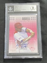 2013 Rize Draft Pink Jose Abreu RC Auto /200 Beckett Slabbed ROY MVP CUBA - $186.75