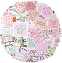 100PCS Pink Motivational Stickers Vinyl Waterproof Stickers for Laptop B... - £15.54 GBP