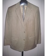 CLUB ROOM MENS WOOL/SILK/LINEN LINED SPORT JACKET-46&quot;CHEST/33&quot;SLEEVE/31&quot;... - $22.84 CAD