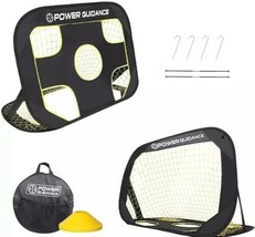 POWER GUIDANCE Foldable Soccer Goals for Outdoor Backyard, 2 in 1 Portab... - $37.62
