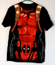 Marvel Deadpool t-shirt size M men black short sleeve 100% cotton - $8.86