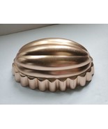 Copper Mold Wall Hanging Fluted Oval Shape 2 Cup Kitchen Tool For Jello ... - £16.80 GBP