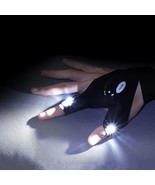 LED Flashlight Waterproof Gloves – Practical Durable Fingerless Gloves