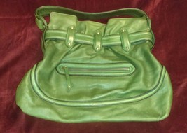 Cole Haan Large Hobo handbag purse Army green - $39.59