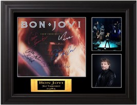 Bon Jovi Band Autographed Lp &quot;7800° Fahrenheit&quot; - £354.59 GBP