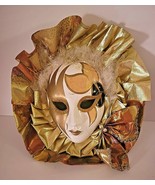 MASQUERADE MASK WALL HANGING CERAMIC DECORATIVE - $24.41 CAD