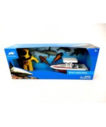Animal Planet Deep Sea Exploration Play Set,  Diver, Boat, Shark Figurin... - $17.35 CAD