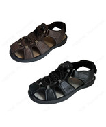 Brand New Mens Sandals Closed Toe Hook and Loop Fisherman Hiking Casual ... - $16.73