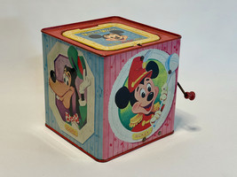 Vintage Mickey Mouse in the Music Box Jack in the Box Toy - £38.53 GBP