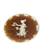 Incolay Marble Marlestone Collector Plate miniature figurine bronze floral vtg - £31.57 GBP