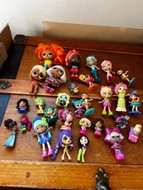 Huge Lot of Small and Mini LOL Plastic Sparkly Rubber And Other Dolls – the larg - £11.93 GBP