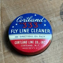 Cortland &quot;333&quot; Fly Line Cleaner Vintage Tin - $184.53 MXN