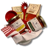 TONIGHT WE PASTA! Signature Gourmet &#39;Red&#39; Gift Baskets from Marano Foods - £63.20 GBP