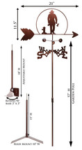 Fireman  Powder-coated Weathervane  Garden Stake Made in USA by Swen - £43.23 GBP