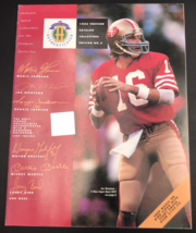 Vintage 1993 Upper Deck Authenticated UDA Catalog No 2 Joe Montana -- 8.5&quot; x 11&quot; - £11.51 GBP