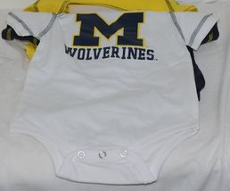 Team Athletics Collegiate Licensed Michigan Wolverines 3 Set 18 Month One Piece image 3