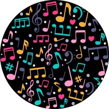 Music Notes Spare Tire Cover ANY Size, ANY Vehicle,Trailer, Camper, RV - £90.96 GBP