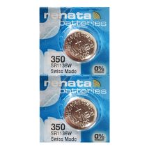 Renata 350 SR1136W Batteries - 1.55V Silver Oxide 350 Watch Battery (100 Count) - £69.81 GBP+