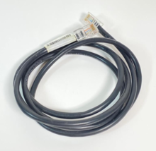 Cat5e Ethernet Parche Cable Negro Con Chapado en Oro RJ45 Conectores - £7.03 GBP