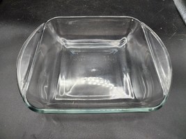 Vintage Anchor Hocking Handled 2 Qt 8&quot; x 8&quot; Square Casserole Dish - USA ... - £15.79 GBP