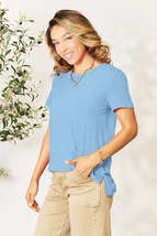 Basic Bae Bamboo Full Size  Round Neck Short Sleeve T-Shirt - $26.00