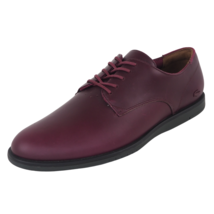 Lacoste LACCORD 417 1 Oxford Burgundy Casual Comfort Leather Mens Shoes Size 10 - £63.93 GBP