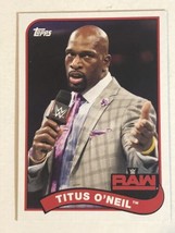 Titus O’Neil 2018 Topps WWE Card #82 - £1.53 GBP