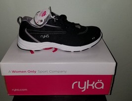 Ryka Women’s Teanna Black/Purple Running Shoes Memory Foam. Sz.8.5(US)NIB - £27.96 GBP