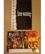 (2) Vintage Promo Postcards Relapse Metal Blade Incantation Nile Fates W... - $47.39 CAD
