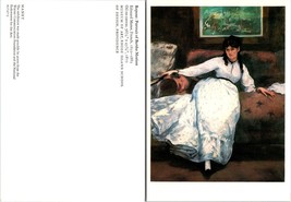Rhode Island School Museum of Art Edouard Manet Berthe Morisot VTG Postcard - £7.42 GBP