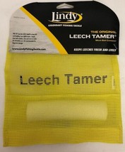 Lindy Fishing Leech Tamer 8x9Aqua-Flex Mesh Bait Bag Container Yellow Fl... - £10.74 GBP