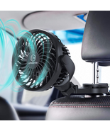 USB Powered Car Circulator Fan With Multi-Directional Hook 4 Speed NEW - £24.44 GBP