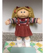 Vintage Cabbage Patch Kid Girl Butterscotch Hair Blue Eyes HM#1 KT Facto... - £147.05 GBP