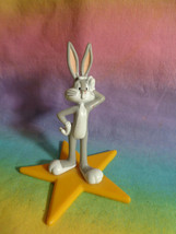 Vintage 1996 Warner Bros. Applause Bugs Bunny Yellow Star Figure or Cake... - £1.93 GBP