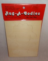 An item in the Crafts category: New Old Stock Hug-A-Bodies Large Lamb Wooden Kit Cut-Out Jan Way Craft #8307-020